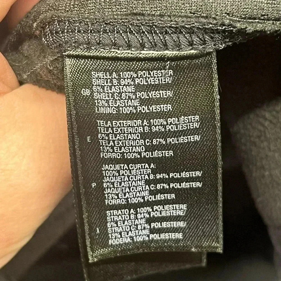 The North Face Apex Barrier SoftShell Jacket Coat Womens S waterproof Black - Picture 5 of 8